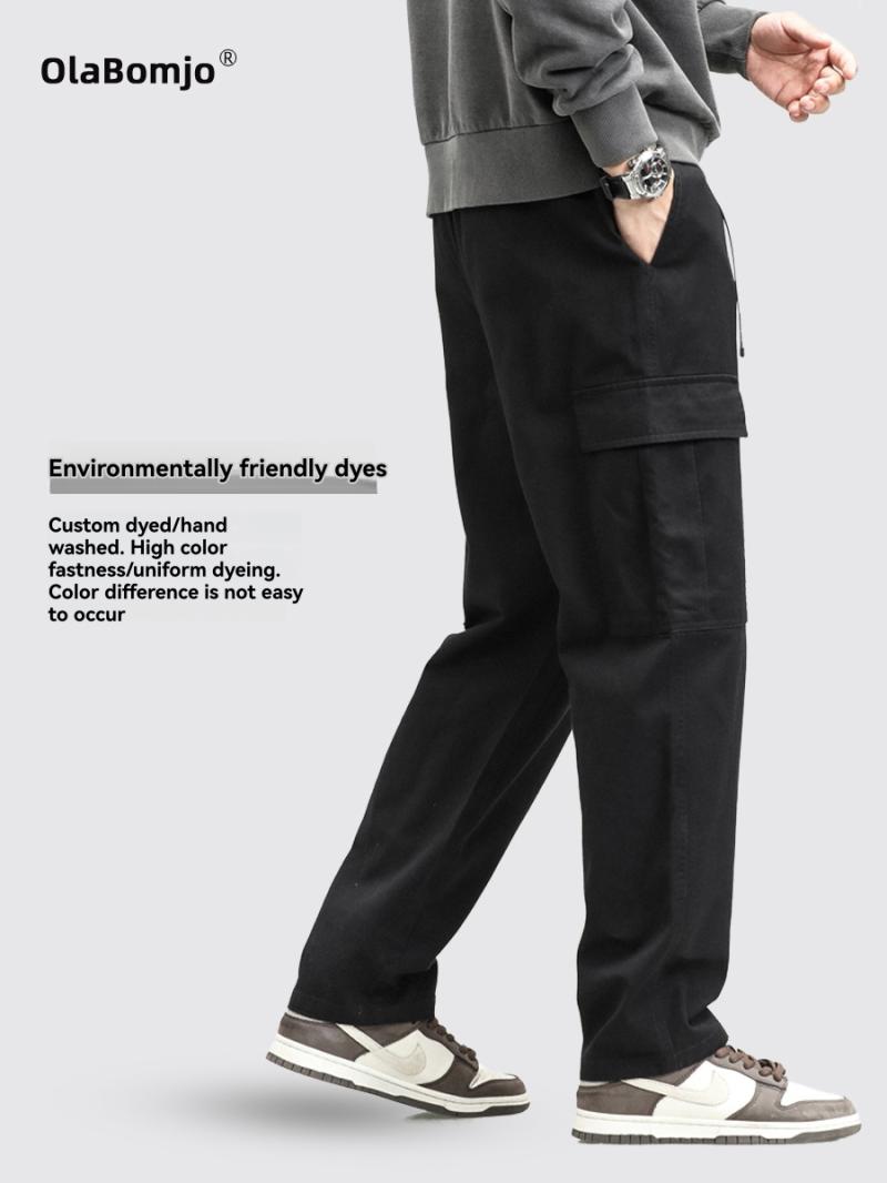 Mens Cargo Pants | Heavyweight Washed Cargo Joggers Cargo Pants Cargo Pants