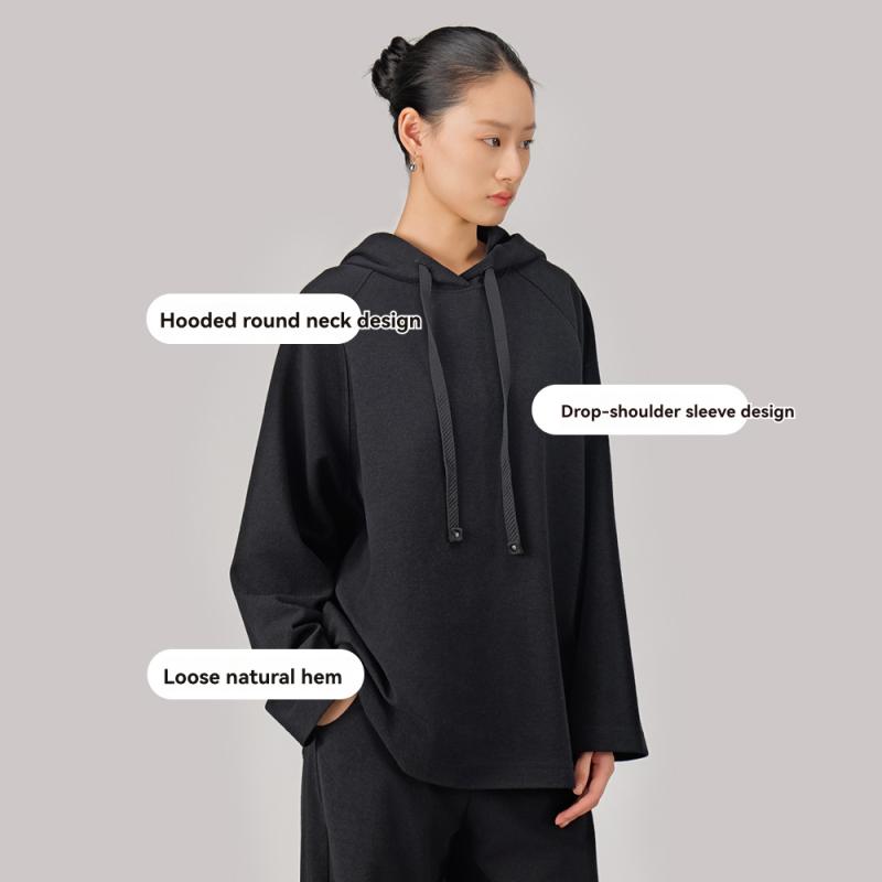 Womens Hoodies & Jackets | Care Label Graphic Brushed Hoodie Clothing Hoodies & Jackets