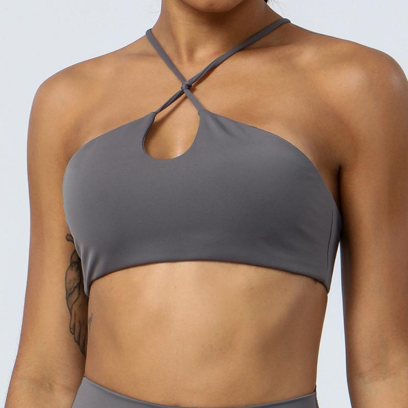 Womens Sports Bras | Adapt Fleck Seamless Halterneck Bralette- Slate Teal/Cargo Teal Clothing Sports Bras